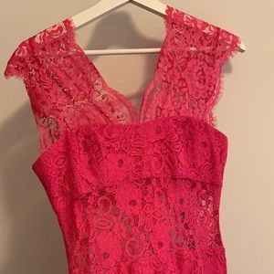 NEW BCBG MAX AZRIA Devon Begonia Sheer Mini Dress